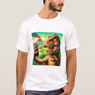 Camiseta Selfie de dinosaurio - Funny Dinosaur Lover Appare