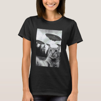 Camiseta Selfie de gato alienígena