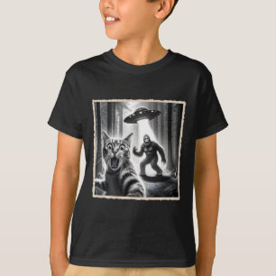 Camiseta Selfie De Gato Con Pie Grande Y Ca Funny De Sasqua
