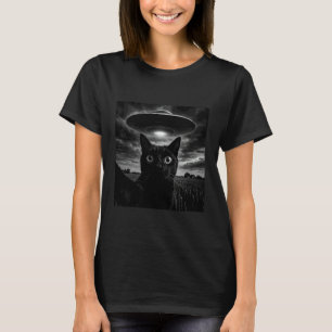 Camiseta Selfie de gato de Bombay con OVNI