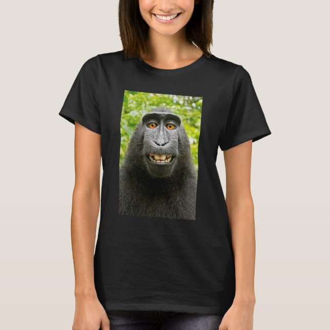 Camiseta Selfie de mono (Anverso)