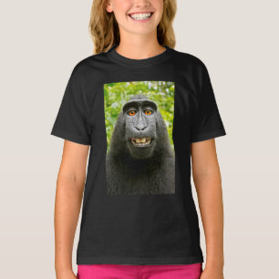 Camiseta Selfie de mono