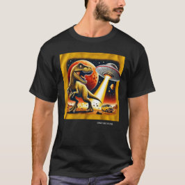 Camiseta Selfie de OVNI Dino: Encuentro Extranjero (camiset