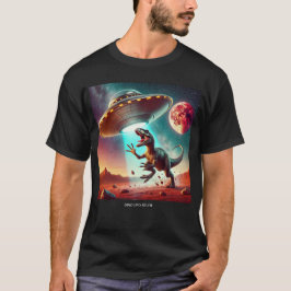 Camiseta Selfie de OVNI Dino: Encuentro Extranjero (camiset