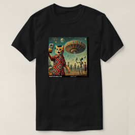 Camiseta Selfie de OVNIS: Regalo del Gatito #01