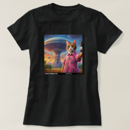 Camiseta Selfie de OVNIS: Regalo Del Gatito #02