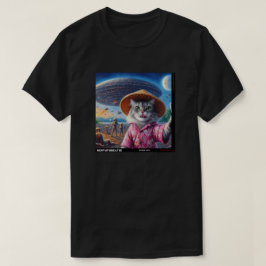 Camiseta Selfie de OVNIS: Regalo Del Gatito #02