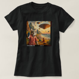 Camiseta Selfie de OVNIS: Regalo Del Gatito #04