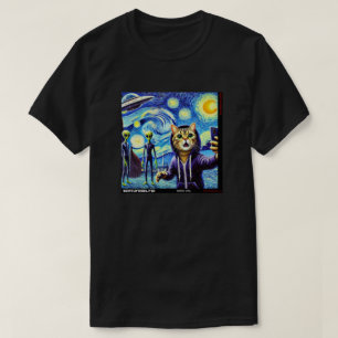 Camiseta Selfie de OVNIS: Regalo del Gatito #07