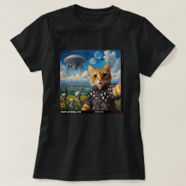 Camiseta Selfie de OVNIS: Regalo del Gatito #09