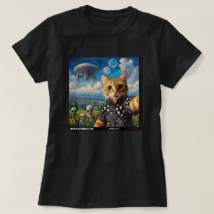 Camiseta Selfie de OVNIS: Regalo del Gatito #09