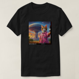 Camiseta Selfie de OVNIS: Regalo Del Gatito #11