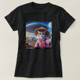 Camiseta Selfie de OVNIS: Regalo Del Gatito #11