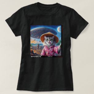 Camiseta Selfie de OVNIS: Regalo Del Gatito #11