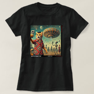 Camiseta Selfie de OVNIS: Regalo Del Gatito #12