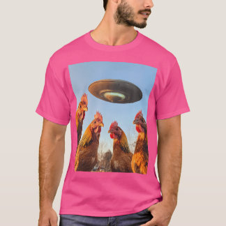Camiseta Selfie De Pollo Con Gráficos Graciosos De Los Extr