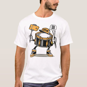 Camiseta Selfie de tambor