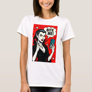 Camiseta Selfie de vampiro sexy - Arte pop clásico