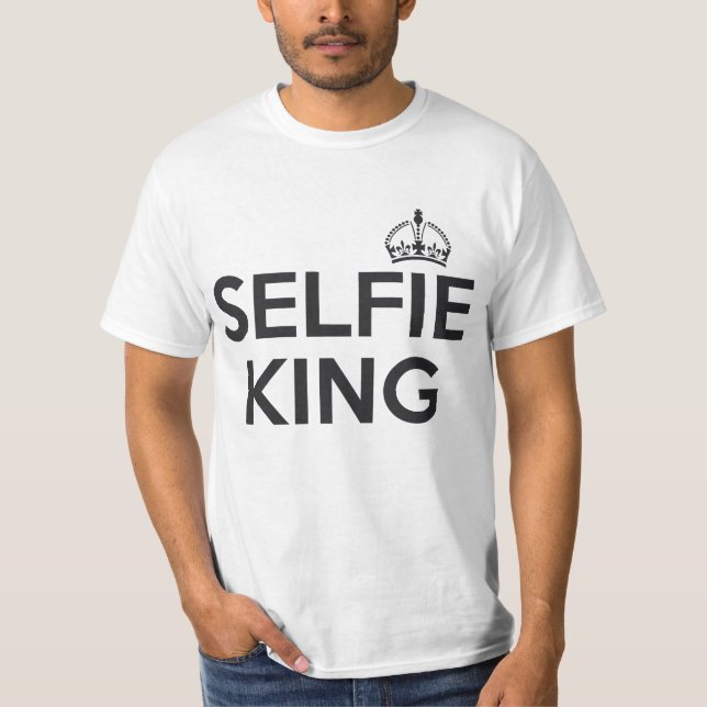 Camiseta Selfie King (Anverso)