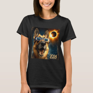 Camiseta Selfie Pastor Alemán Mujer Hombre