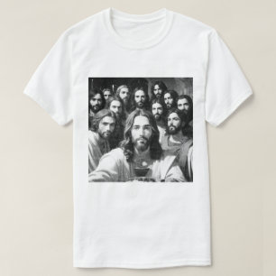Camiseta Selfies de Jesús con 12 discípulos