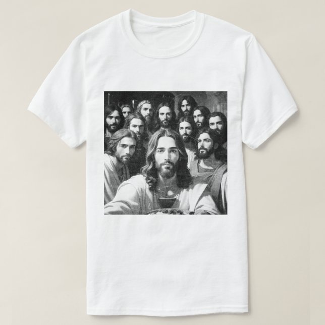 Camiseta Selfies de Jesús con 12 discípulos (Diseño del anverso)