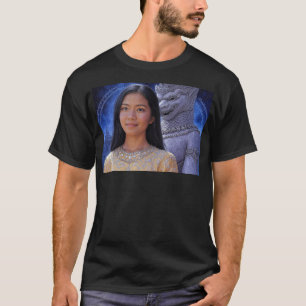 Camiseta Selfies de Mealea con estatua de Rahu