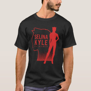 Camiseta Selina Kyle Catwoman Outline Logo