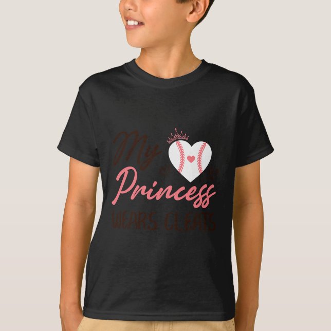 Camiseta Sell Mom Dad My Princess Wears Cleats  (Anverso)