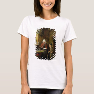 Camiseta Sellando una letra, 1890 (aceite en el panel)