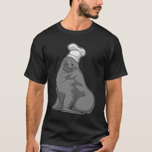 Camiseta Sellar como cocinar con el gorra del chef
