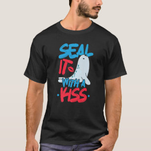 Camiseta Sellarlo con un beso de león marino de biología an