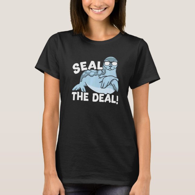 Camiseta Selle el Deal Seal Whisperer Animal Marine Bivari (Anverso)