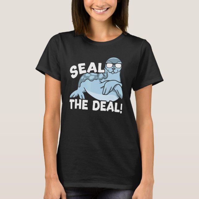 Camiseta Selle el Deal Seal Whisperer Animal Marine Bivari (Anverso)