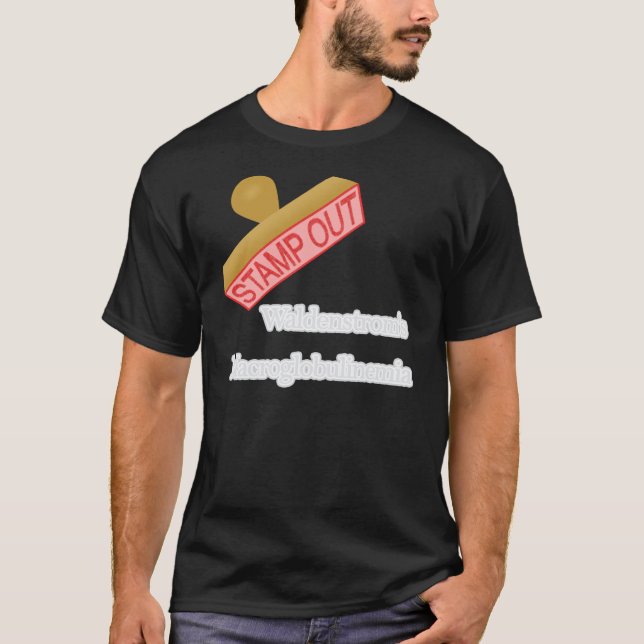 Camiseta Selle hacia fuera Macroglobulinemia de Waldenstrom (Anverso)