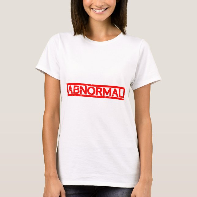Camiseta Sello anormal (Anverso)