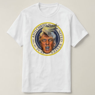 Camiseta Sello Anti Presidente Trump del Anticristo