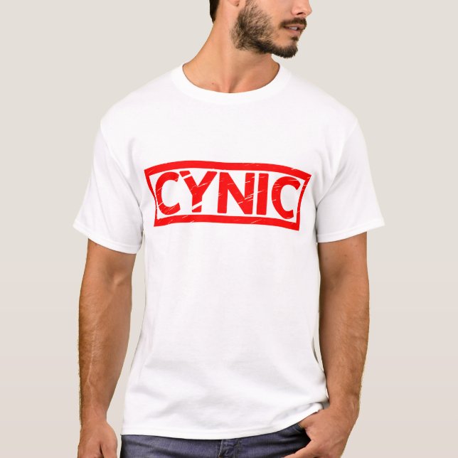Camiseta Sello cínico (Anverso)