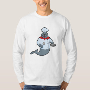 Camiseta Sello como Cocina con Pan & Spatula