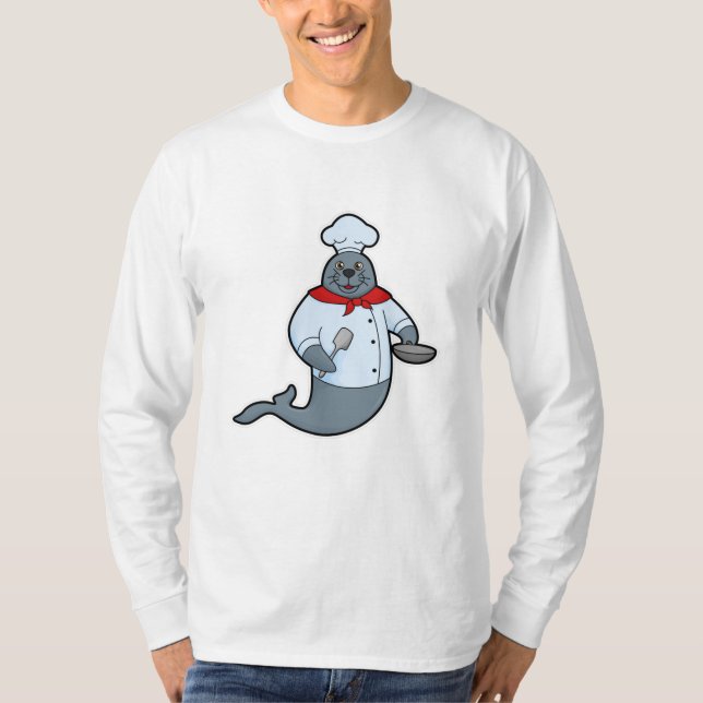 Camiseta Sello como Cocina con Pan & Spatula (Anverso)