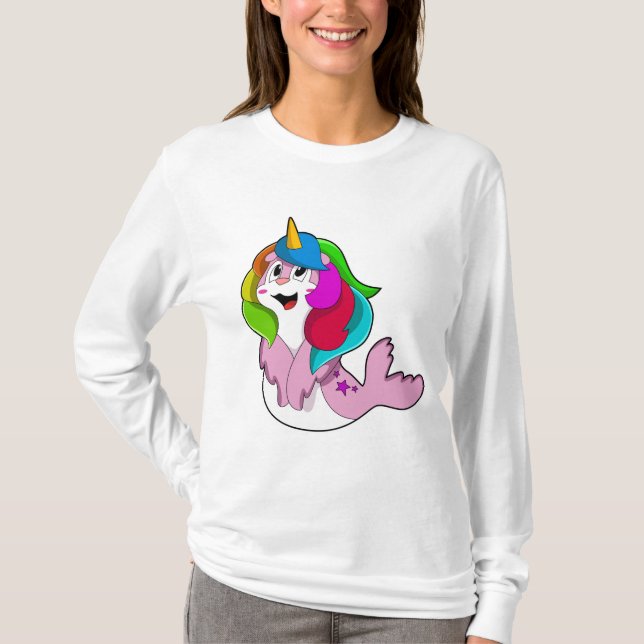 Camiseta Sello como unicornio (Anverso)