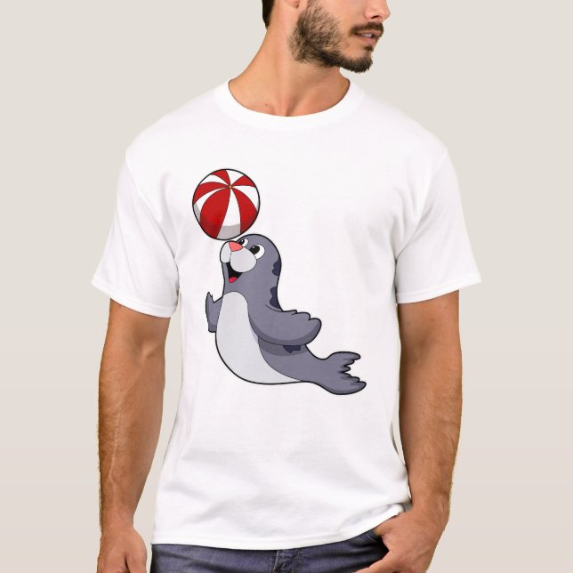 Camiseta Sello con barra de agua (Anverso)