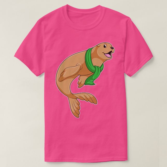 Camiseta Sello con bufanda (Diseño del anverso)