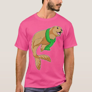 Camiseta Sello con bufanda