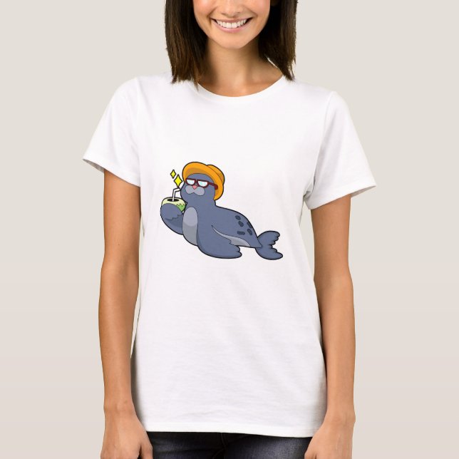 Camiseta Sello con coco (Anverso)