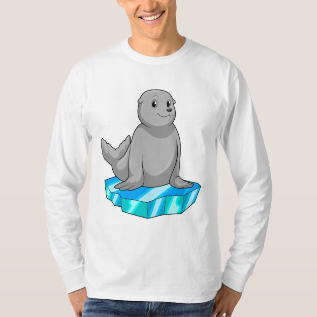 Camiseta Sello con hilo de hielo (Anverso)