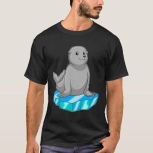 Camiseta Sello con hilo de hielo