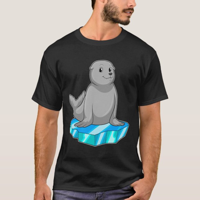 Camiseta Sello con hilo de hielo (Anverso)