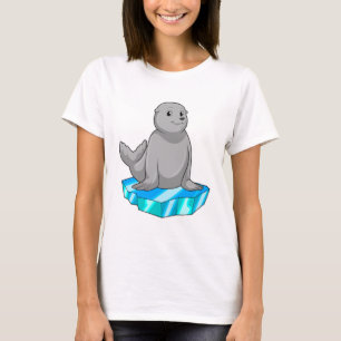 Camiseta Sello con hilo de hielo