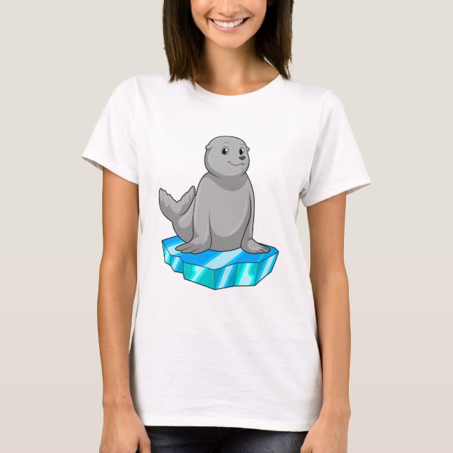 Camiseta Sello con hilo de hielo (Anverso)